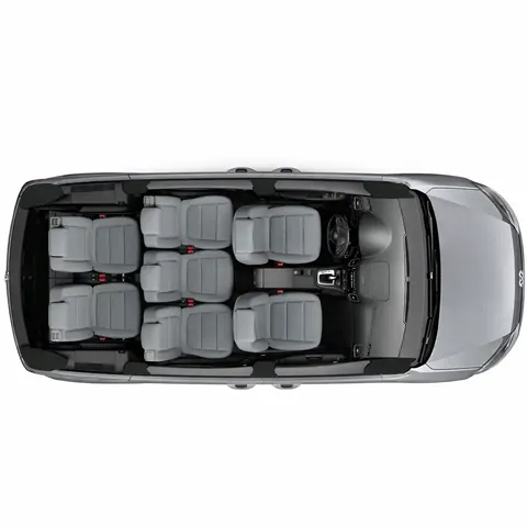 interiér vozidla VW Sharan