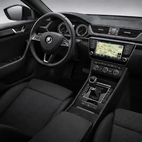 interiér vozidla Škoda Superb III Sedan